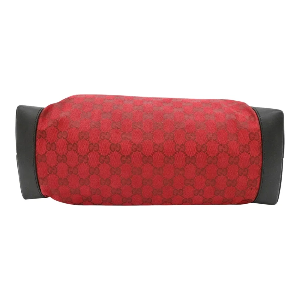 Gucci Red GG Canvas Tote Bag - Picture 3 of 16
